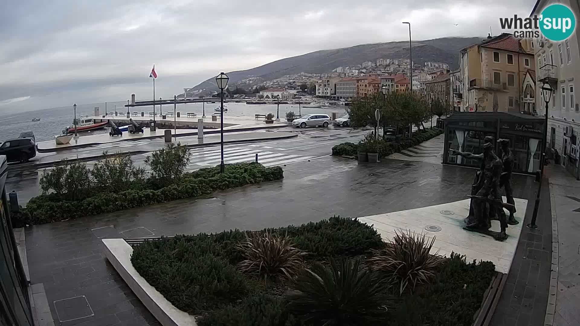 Live webcam Senj riva – fronte mare