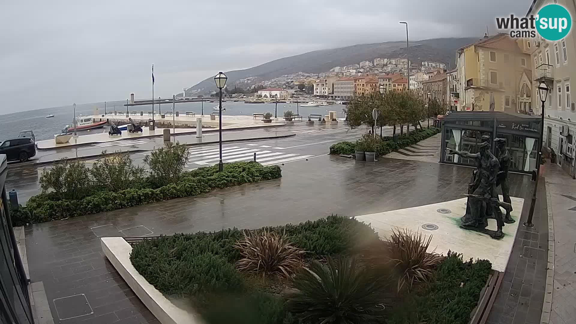 Live webcam Senj riva – fronte mare
