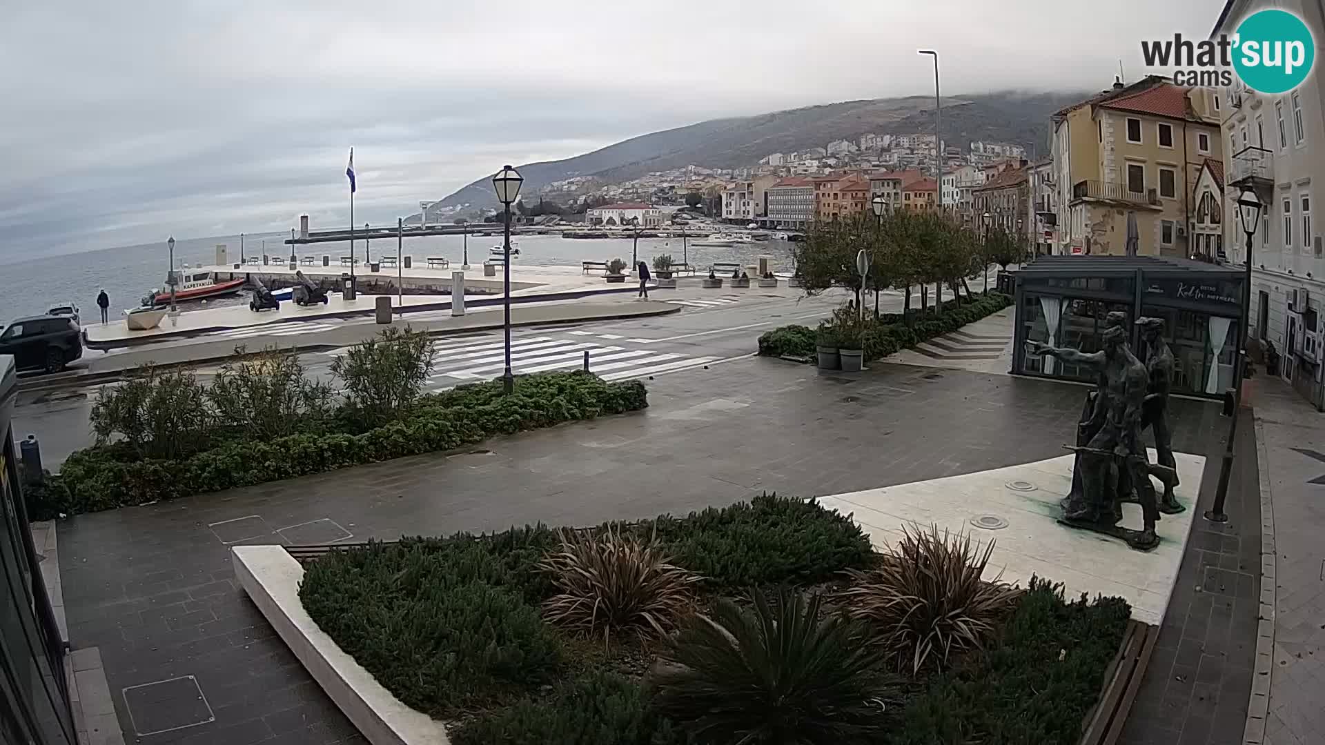 Spletna kamera v živo Senj riva – Hrvaška