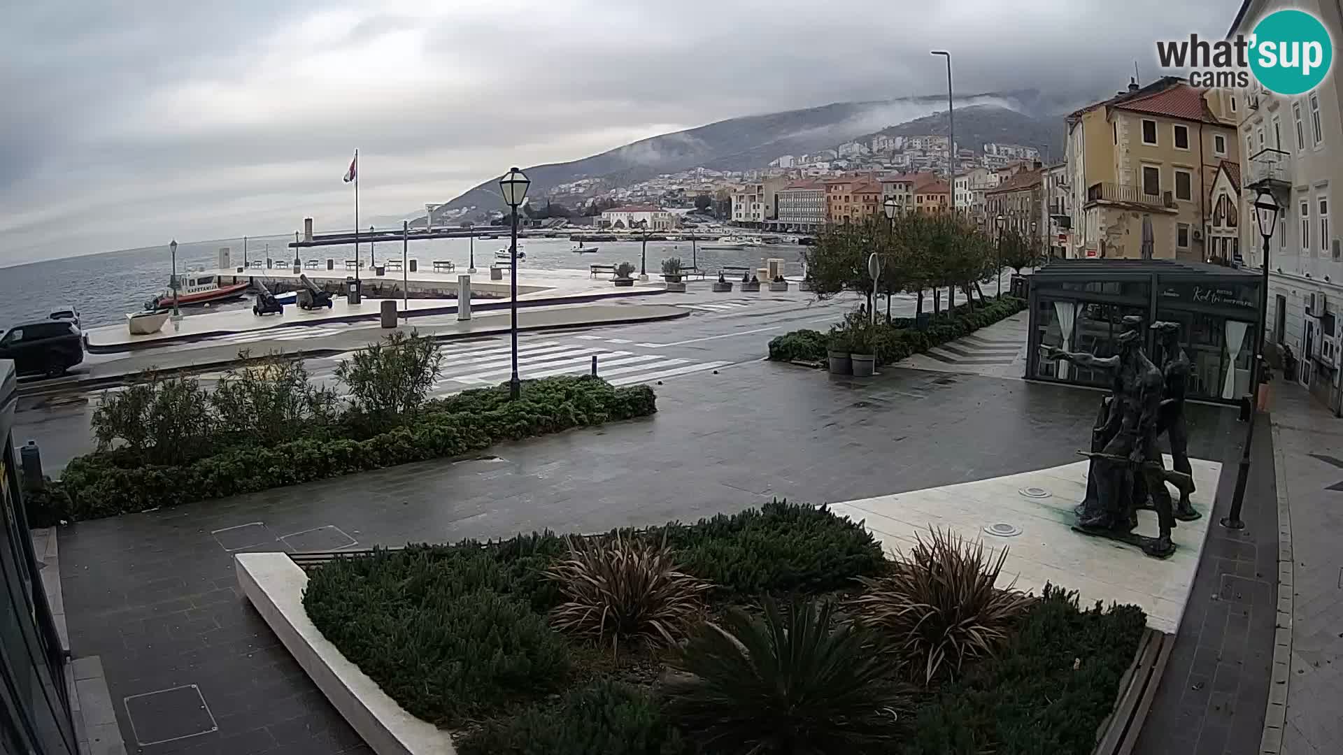 Live webcam Senj riva – fronte mare
