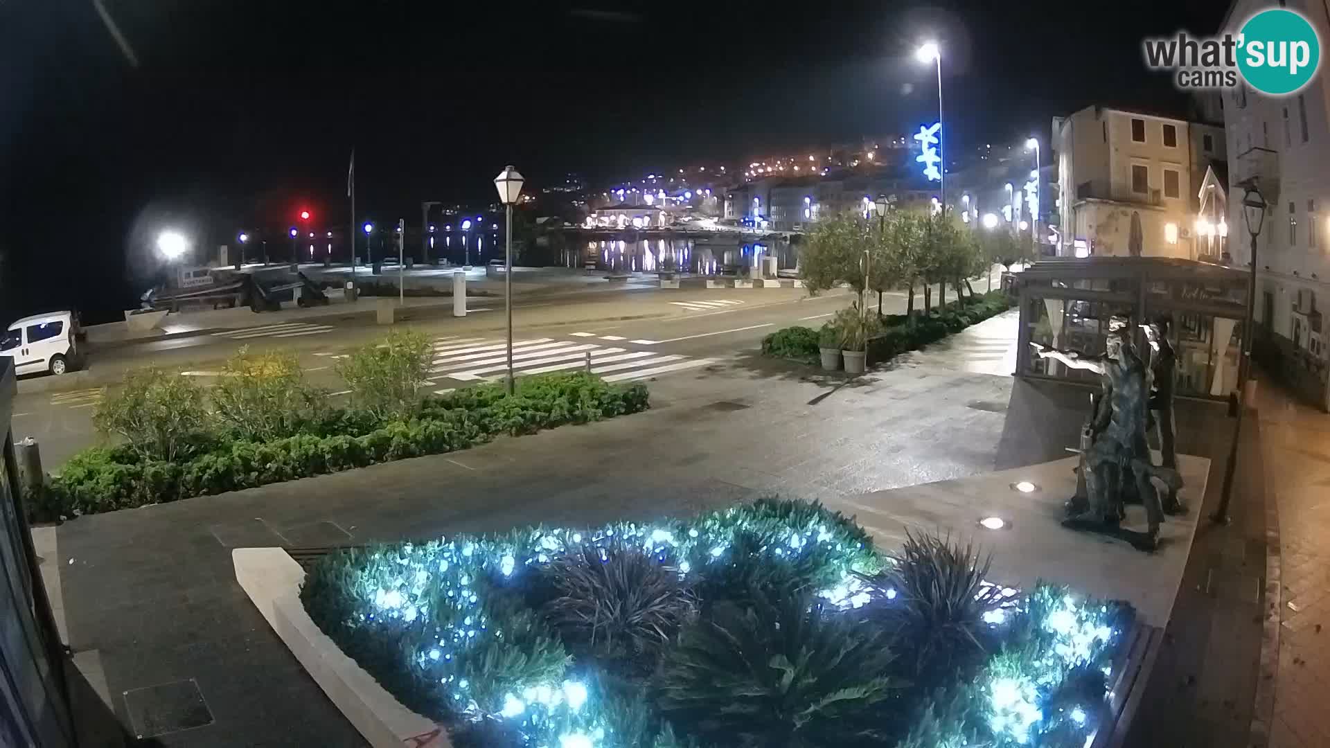 Live webcam Senj riva – seafront – Croatia