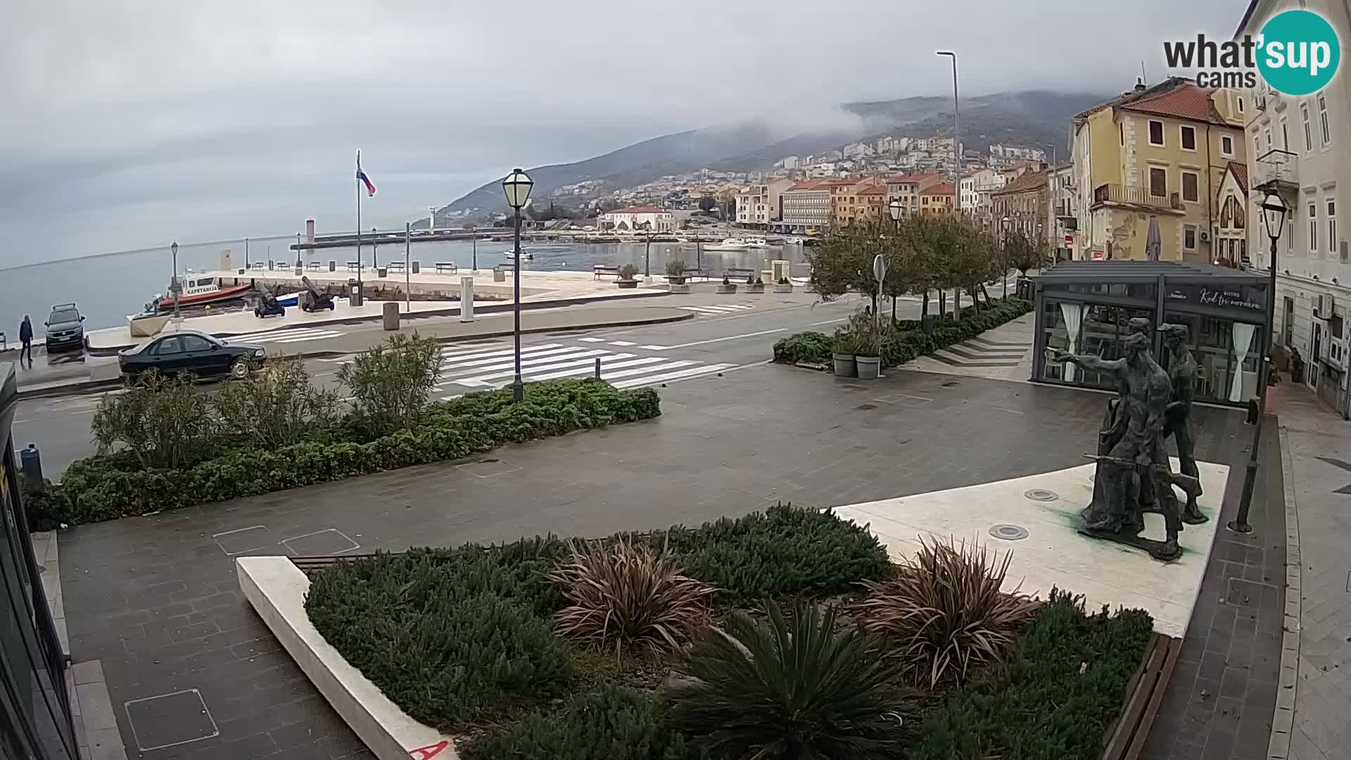 Live-Webcam Senj Riva – direkt am Meer – Kroatien
