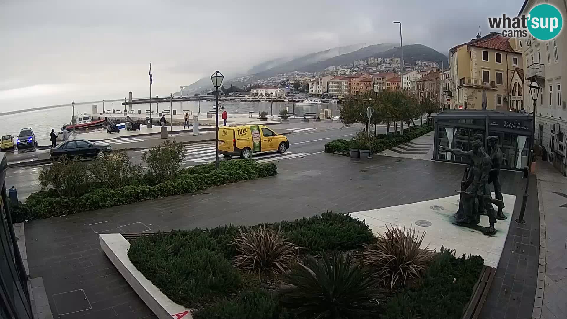 Live webcam Senj riva – seafront – Croatia