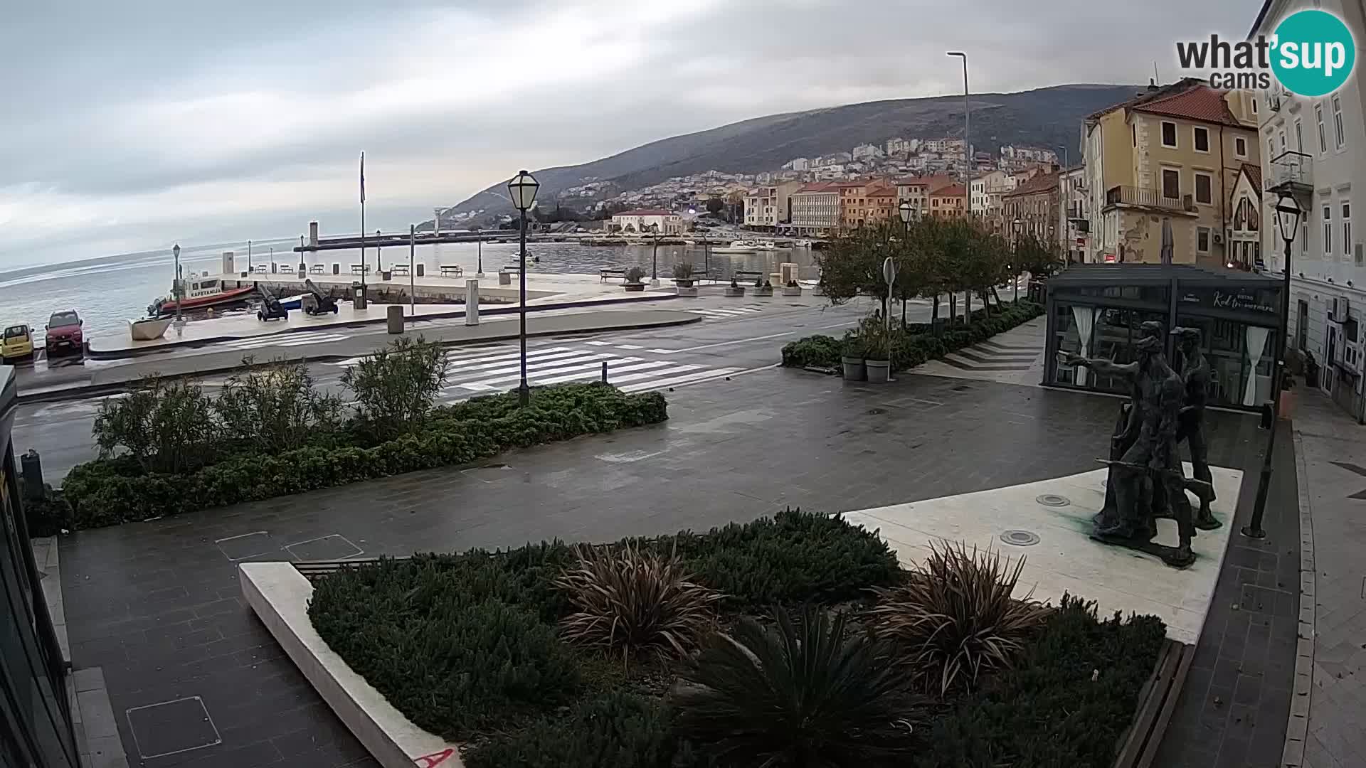 Live webcam Senj riva – seafront – Croatia