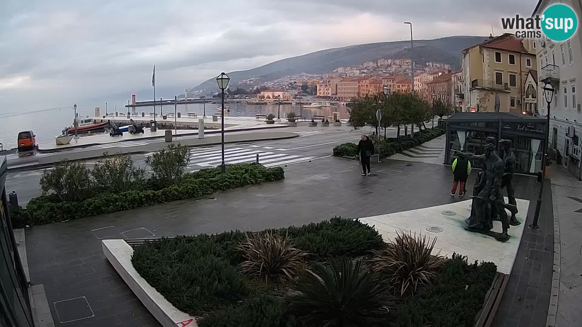 Live webcam Senj riva – seafront – Croatia