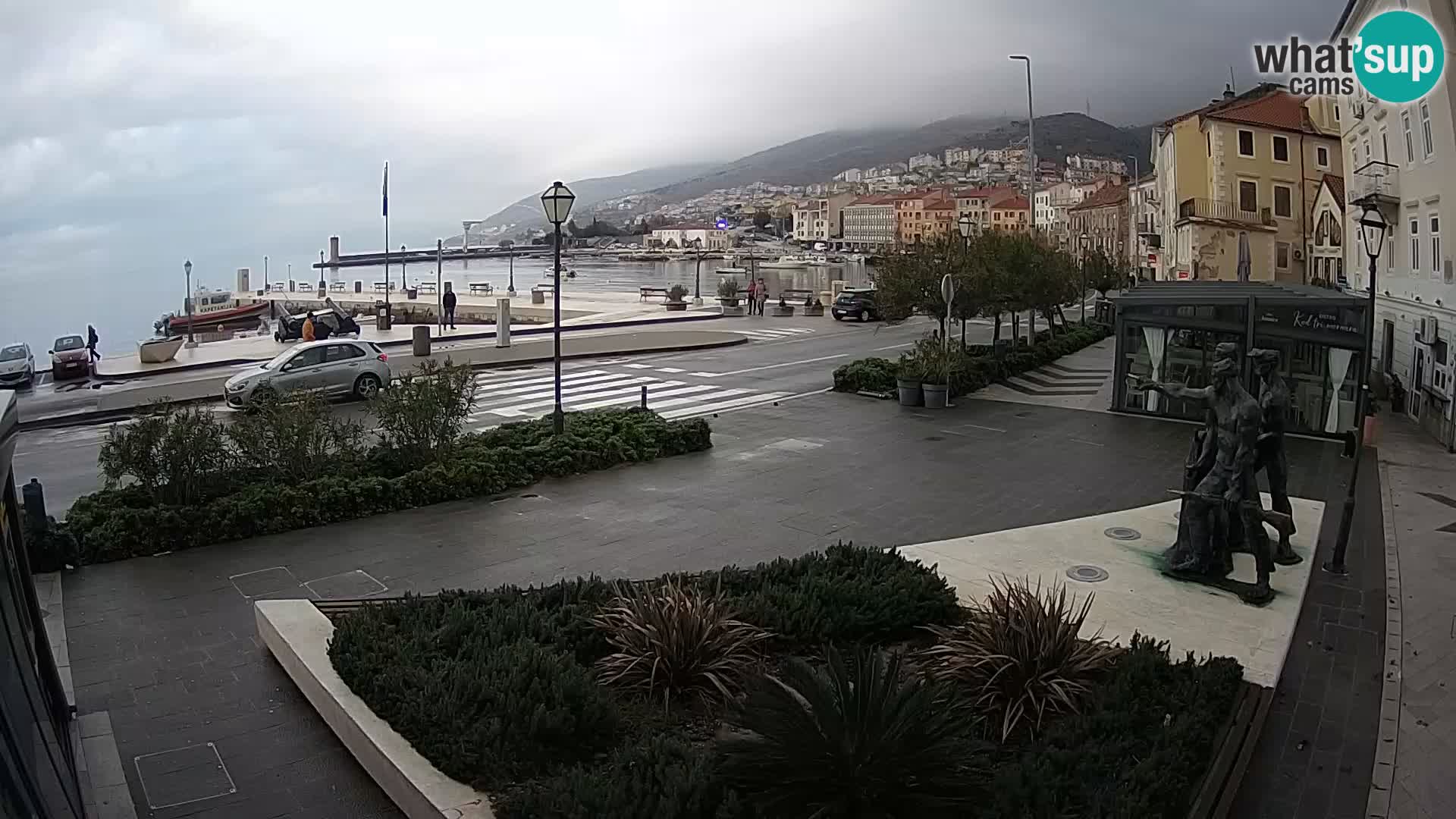 Live webcam Senj riva – fronte mare