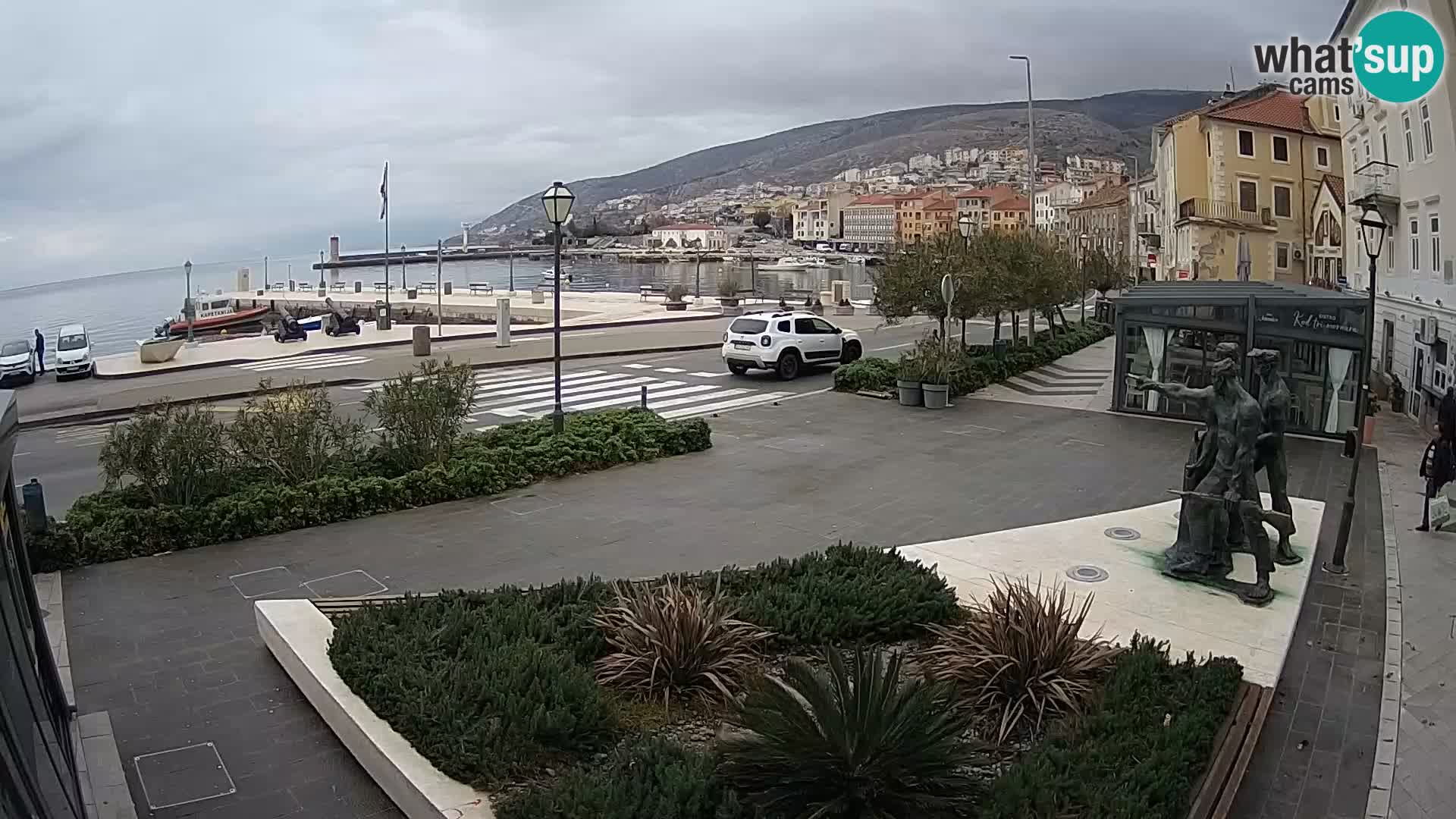 Live webcam Senj riva – fronte mare