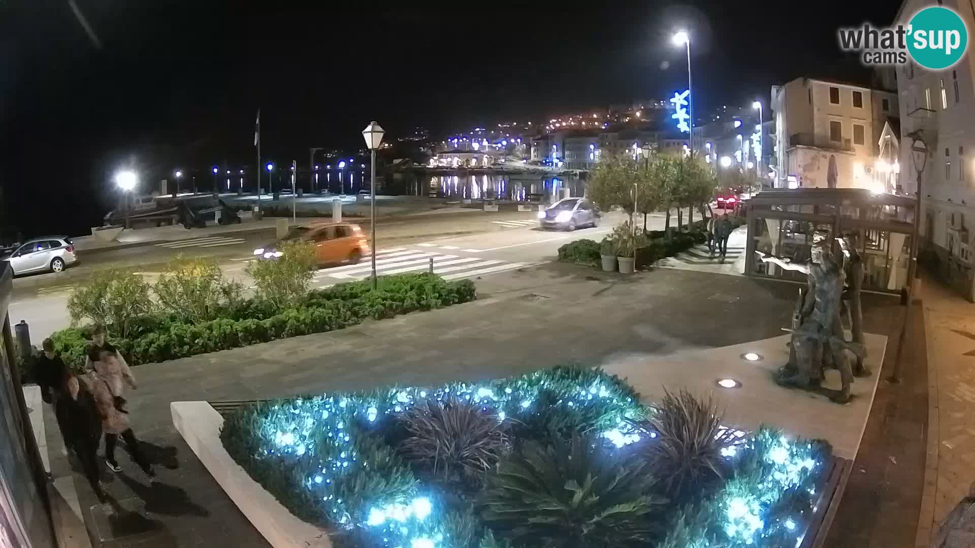 Live webcam Senj riva – fronte mare