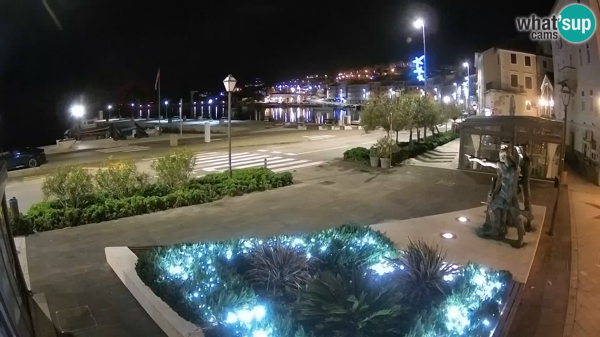 Spletna kamera v živo Senj riva – Hrvaška