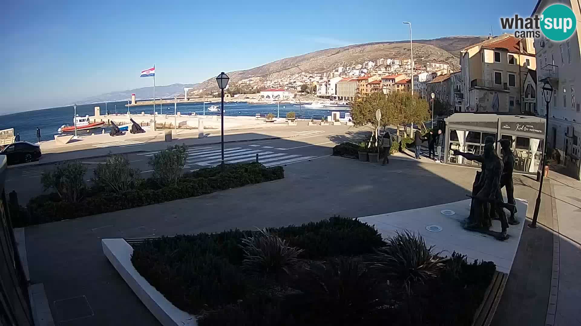 Live-Webcam Senj Riva – direkt am Meer – Kroatien
