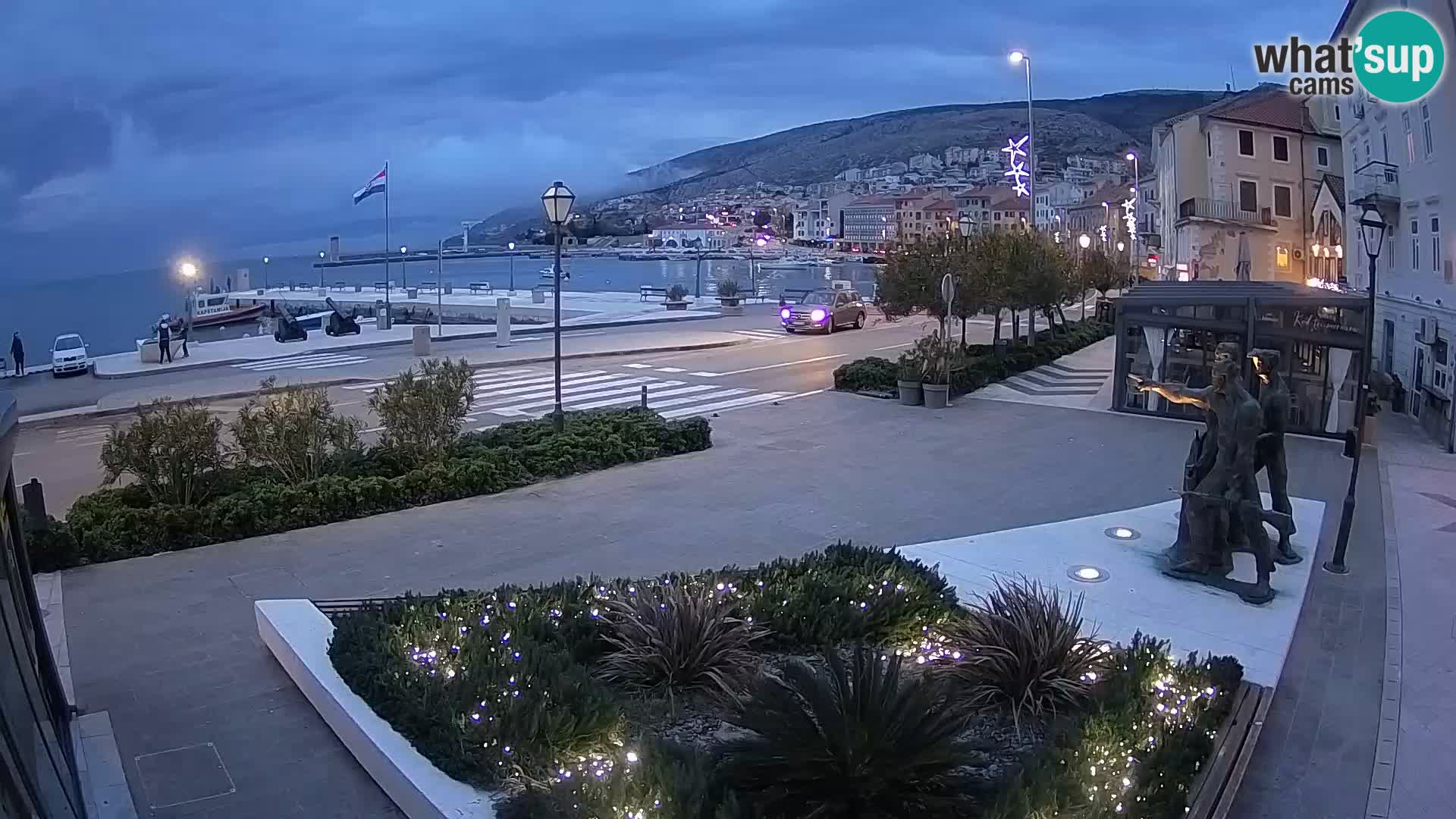 Live webcam Senj riva – fronte mare