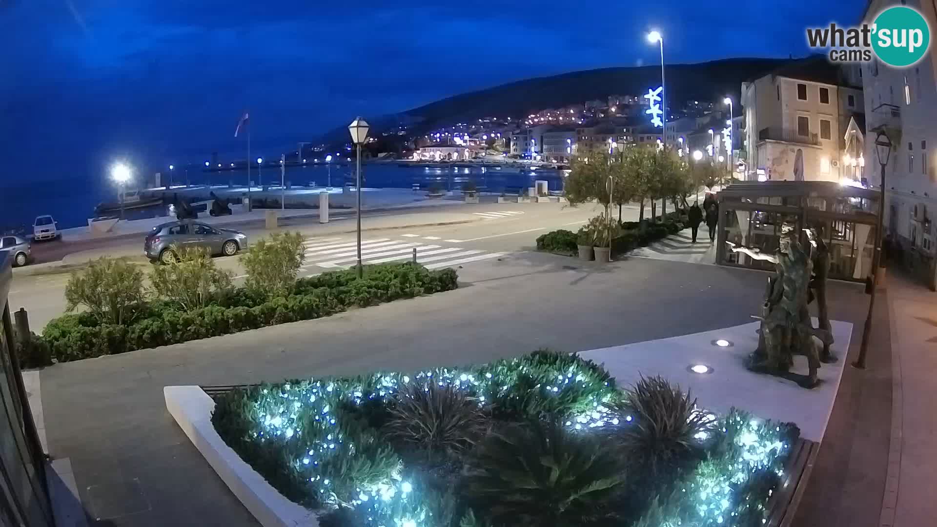 Spletna kamera v živo Senj riva – Hrvaška