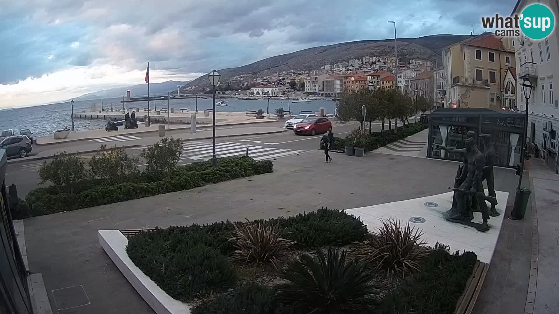 Spletna kamera v živo Senj riva – Hrvaška