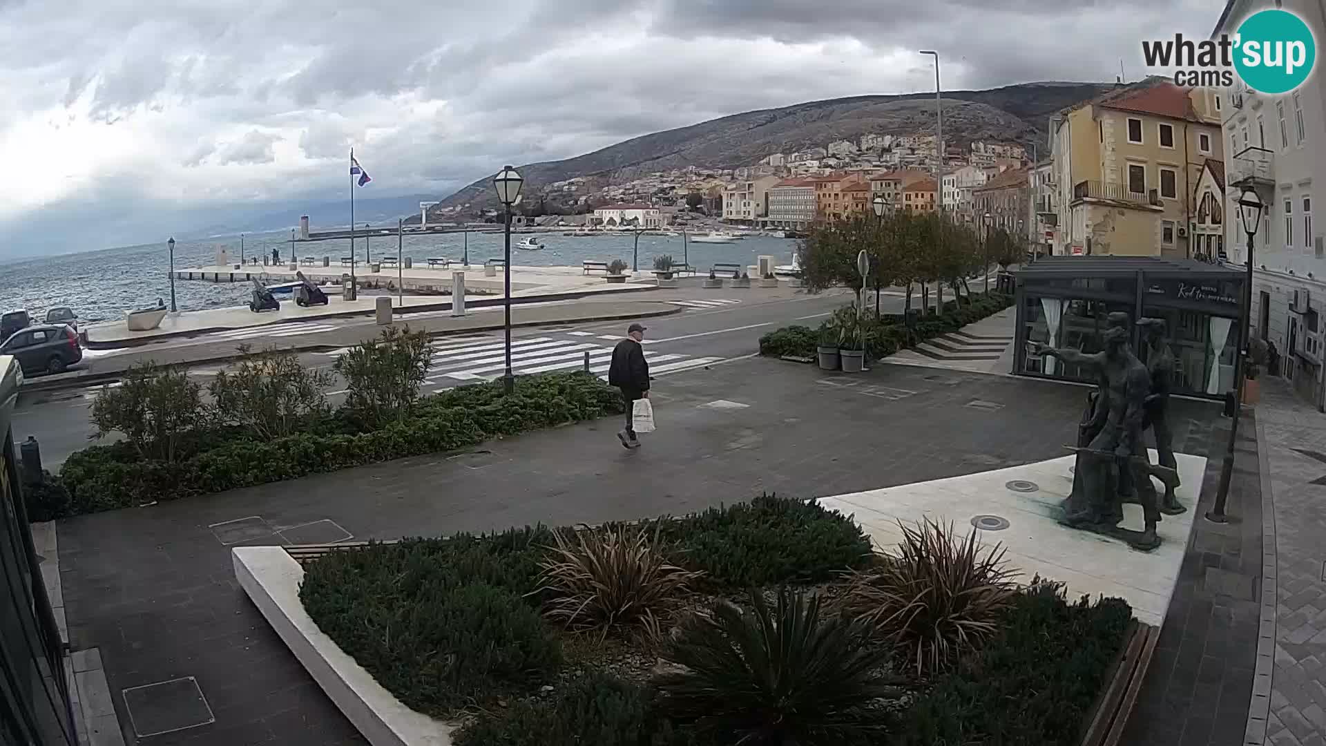 Live-Webcam Senj Riva – direkt am Meer – Kroatien