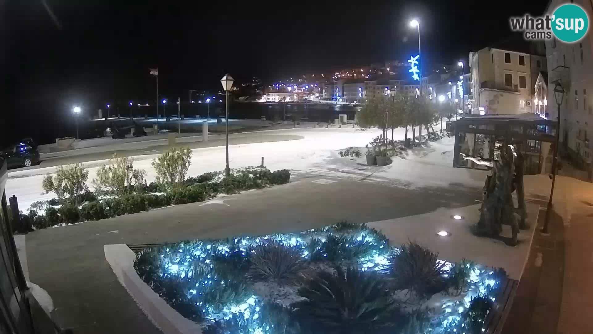 Spletna kamera v živo Senj riva – Hrvaška