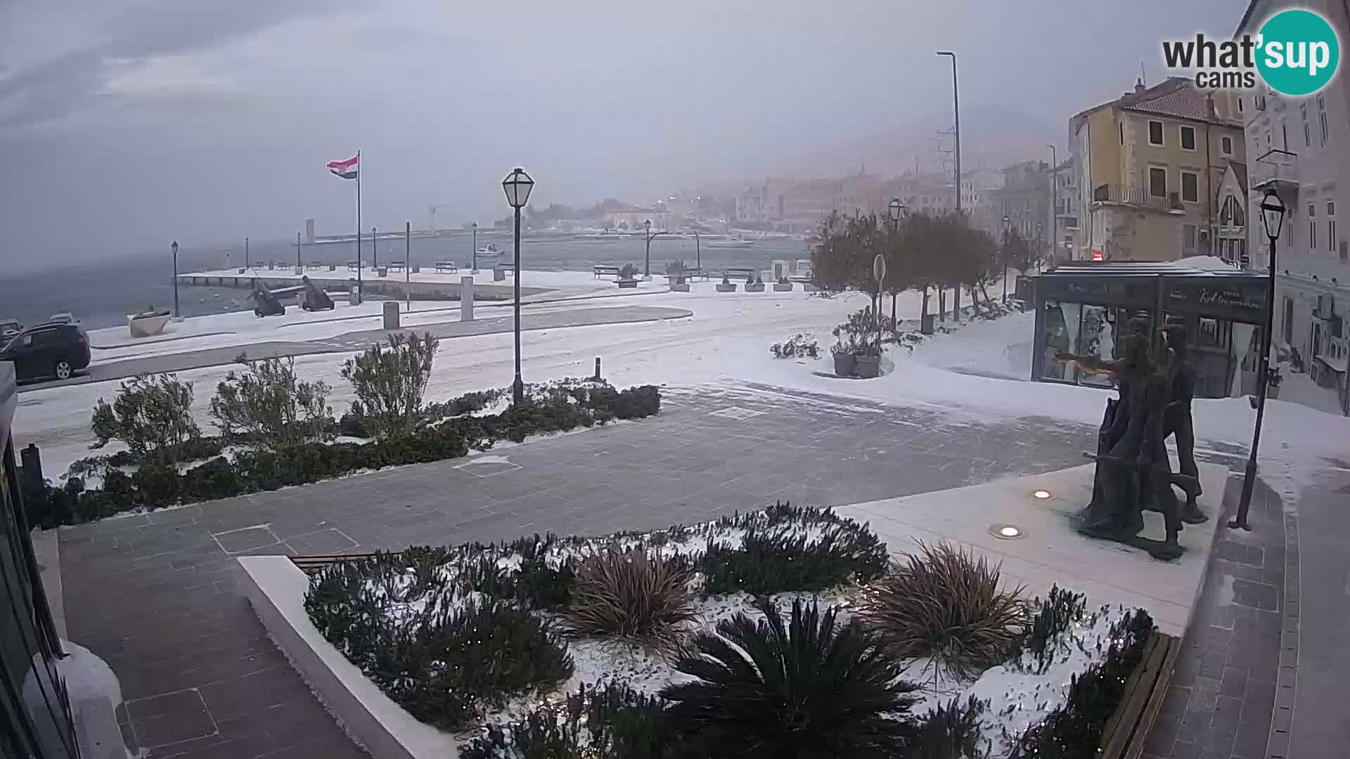 Live webcam Senj riva – fronte mare
