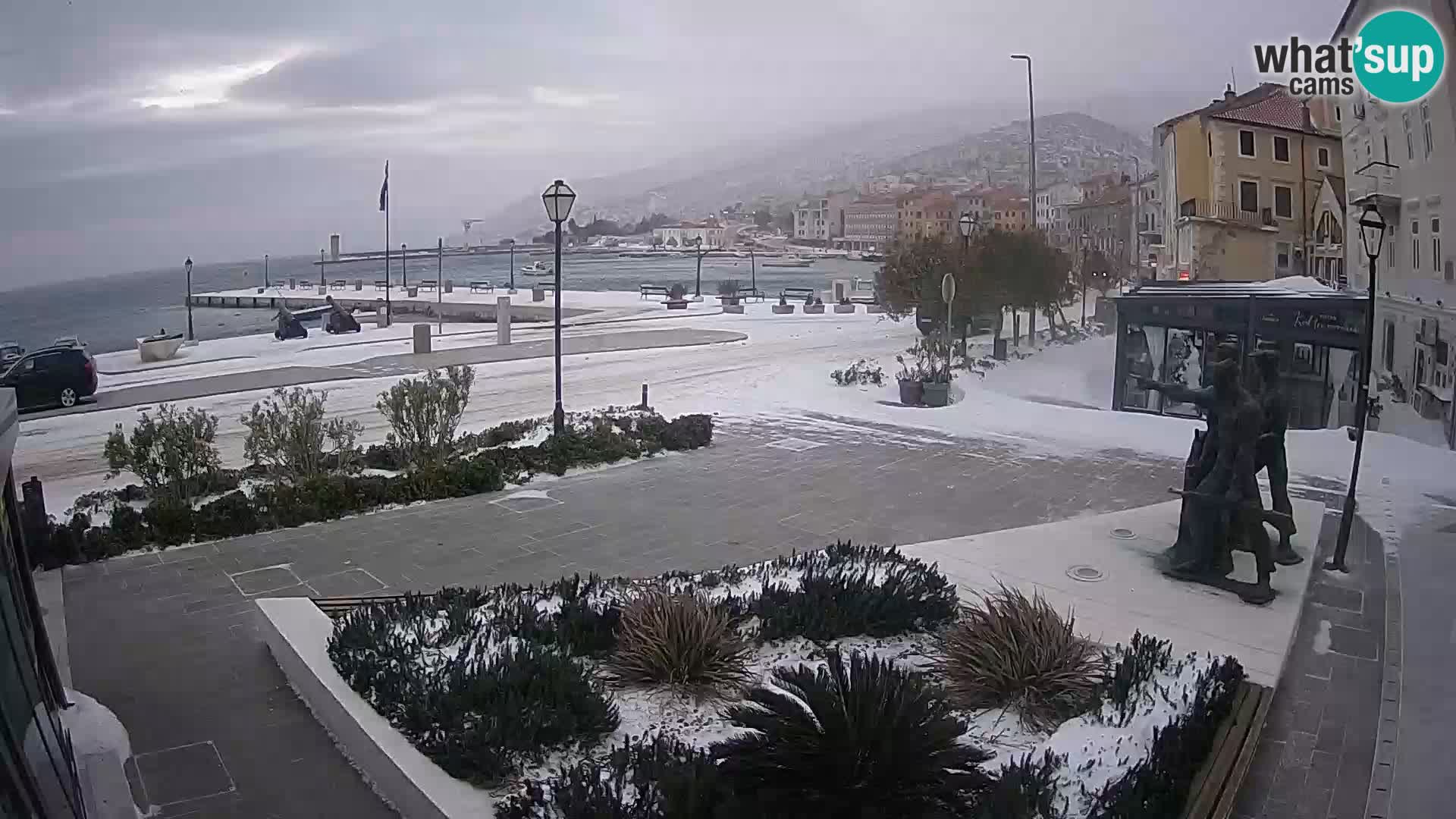 Live webcam Senj riva – seafront – Croatia