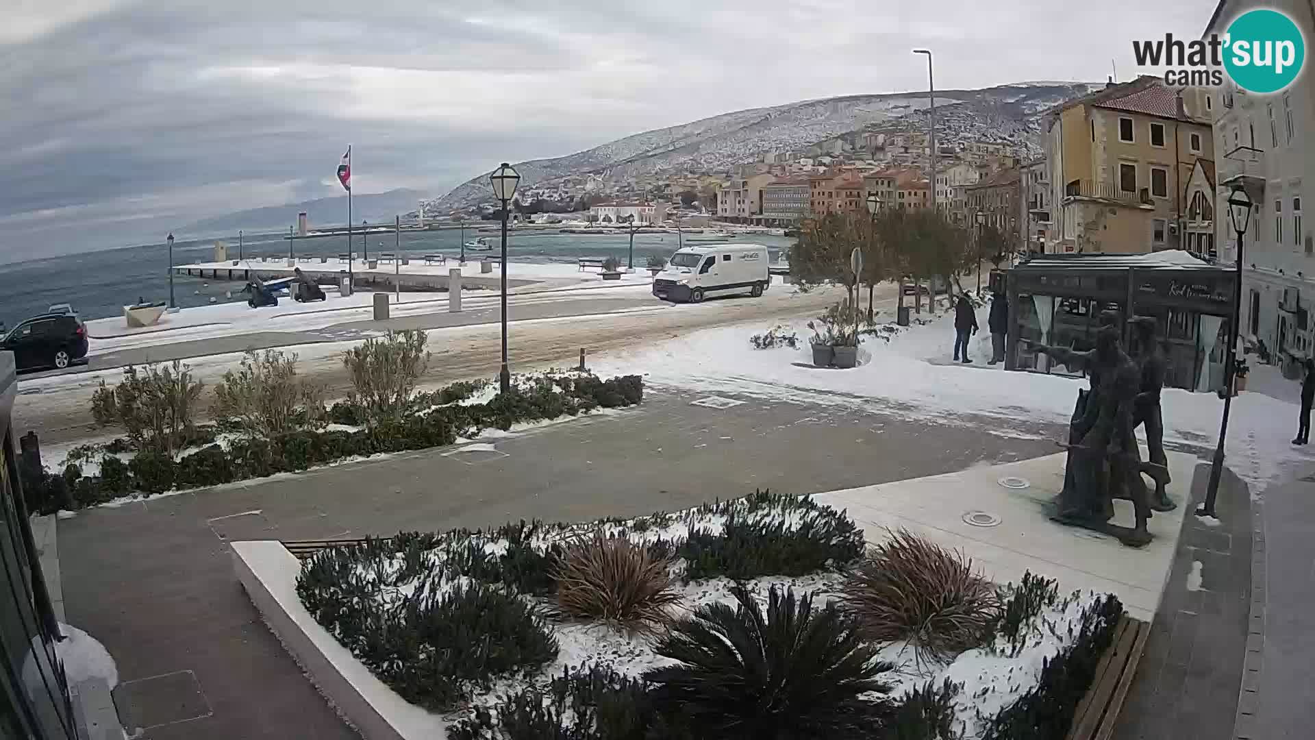 Live webcam Senj riva – seafront – Croatia