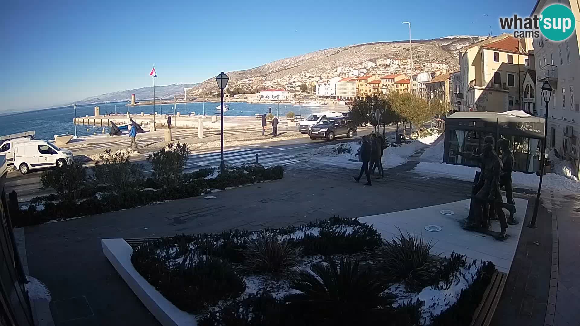 Live webcam Senj riva – fronte mare