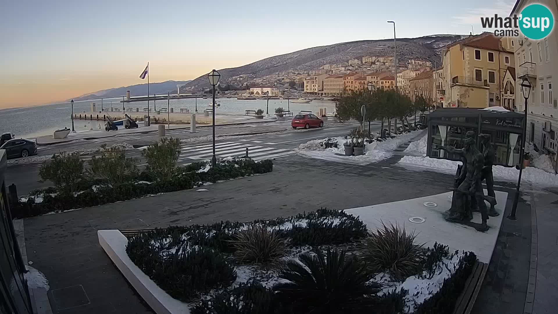 Live webcam Senj riva – seafront – Croatia