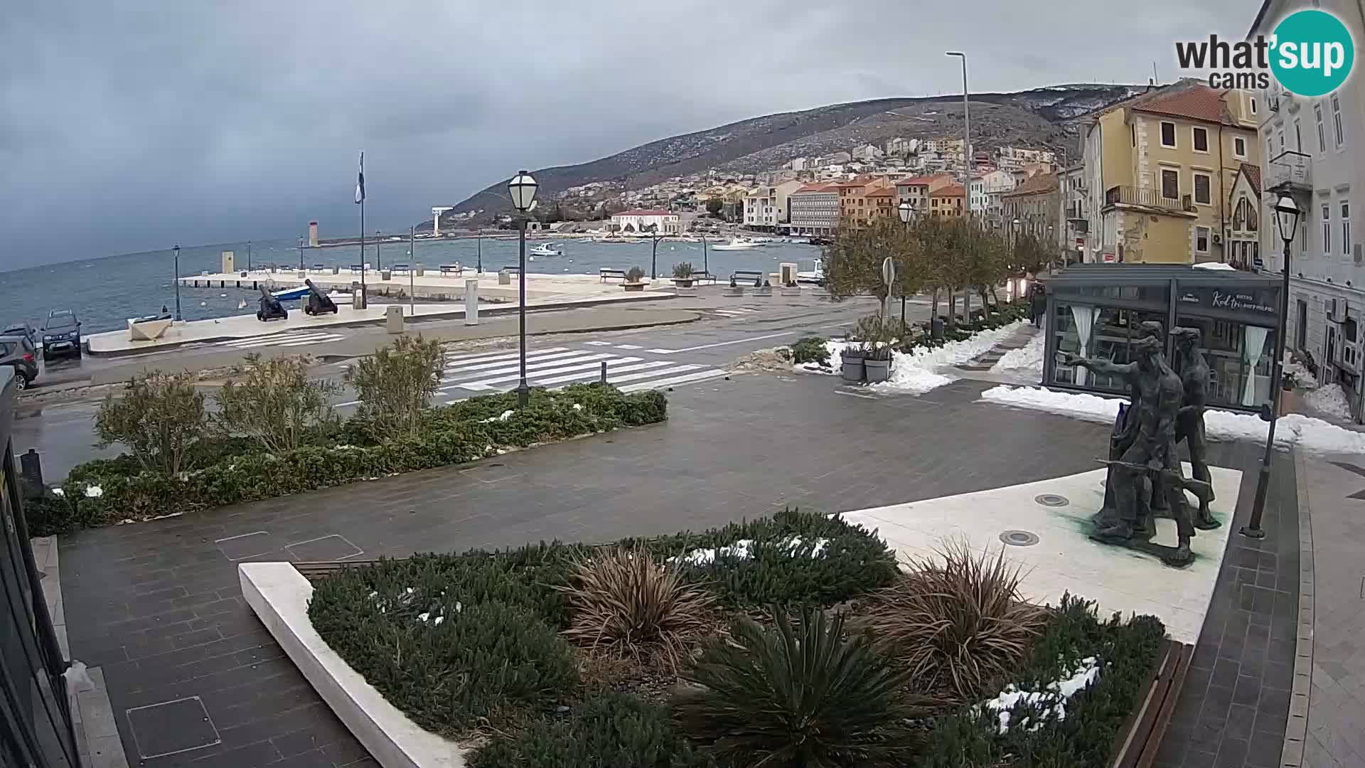 Live webcam Senj riva – seafront – Croatia