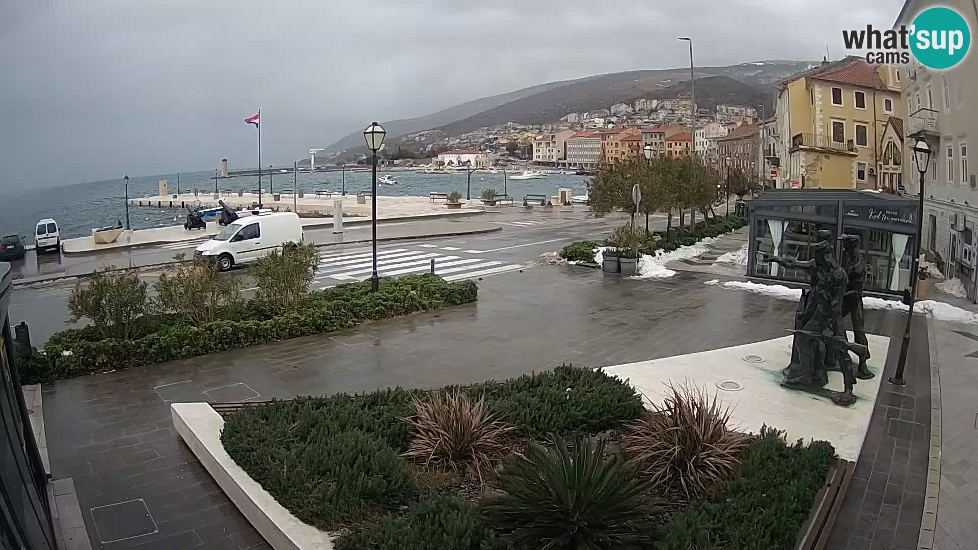 Spletna kamera v živo Senj riva – Hrvaška