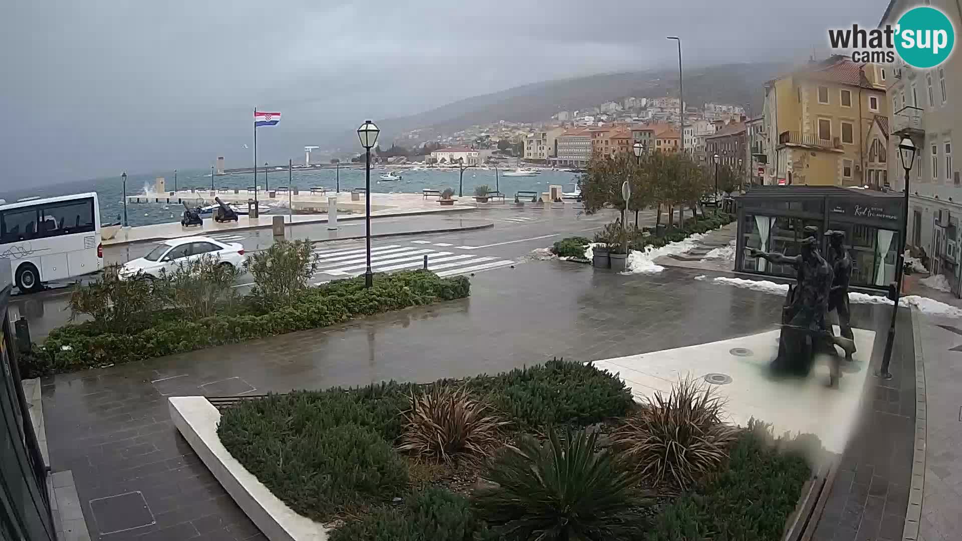 Spletna kamera v živo Senj riva – Hrvaška