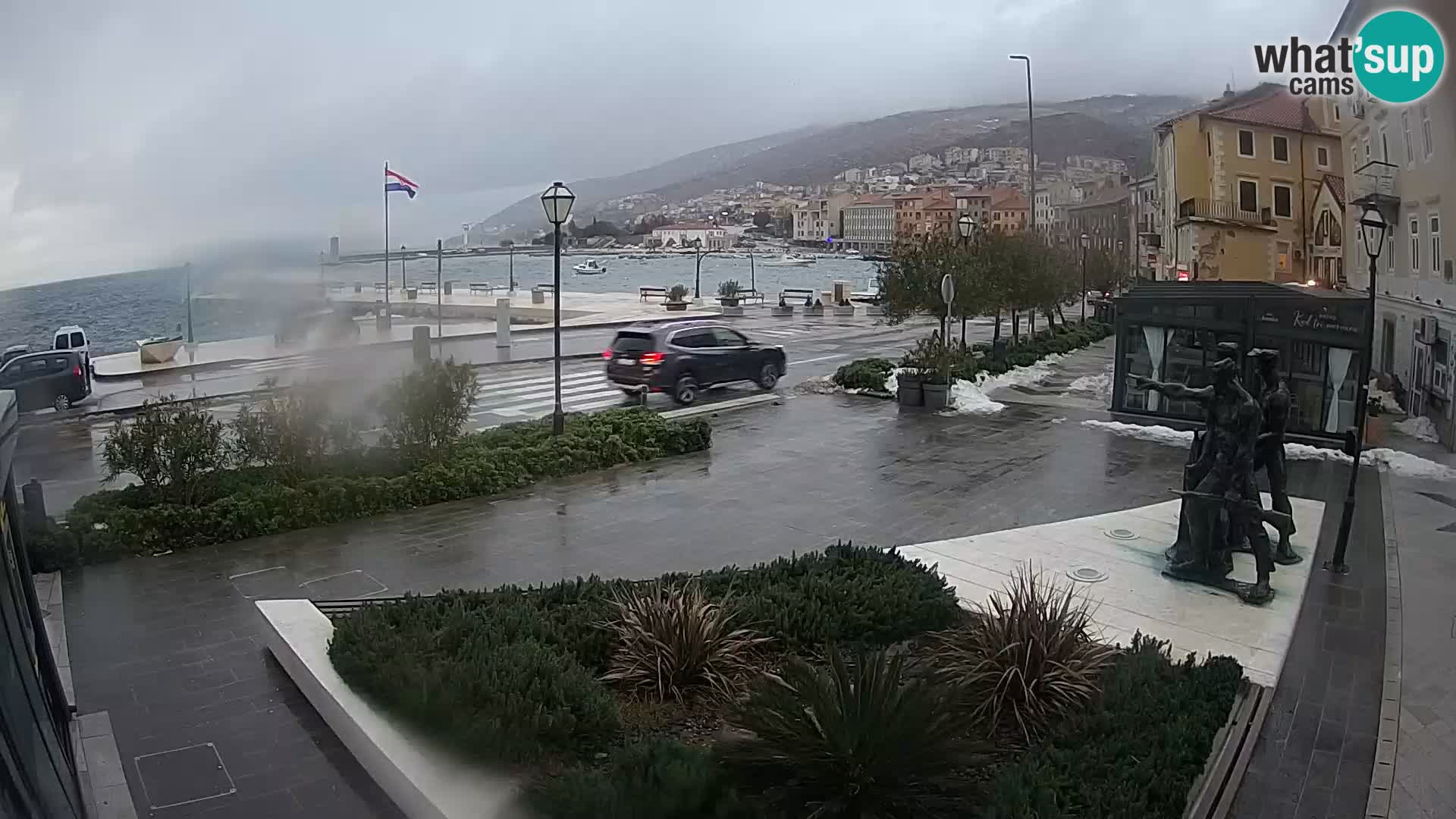 Live webcam Senj riva – seafront – Croatia