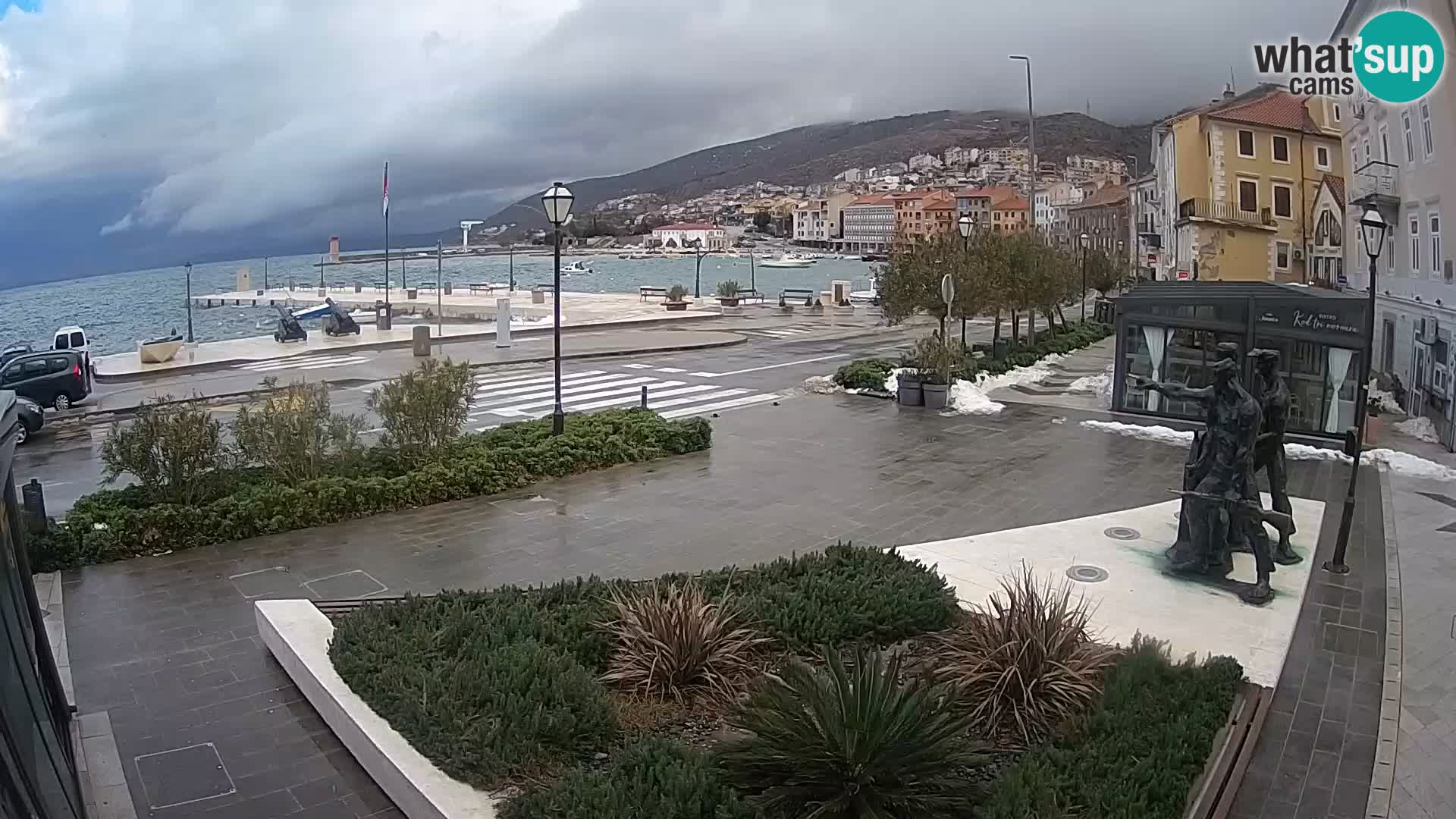 Live webcam Senj riva – seafront – Croatia