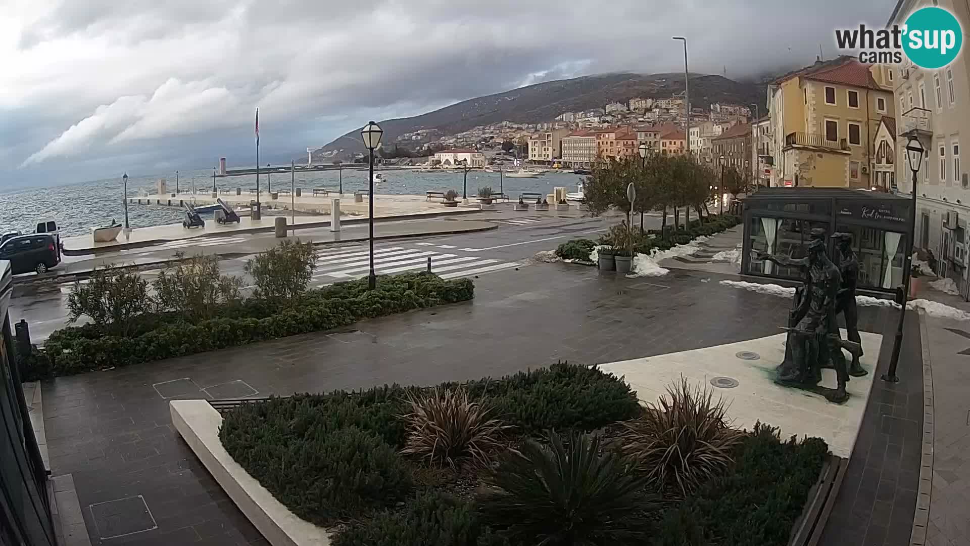 Live webcam Senj riva – seafront – Croatia