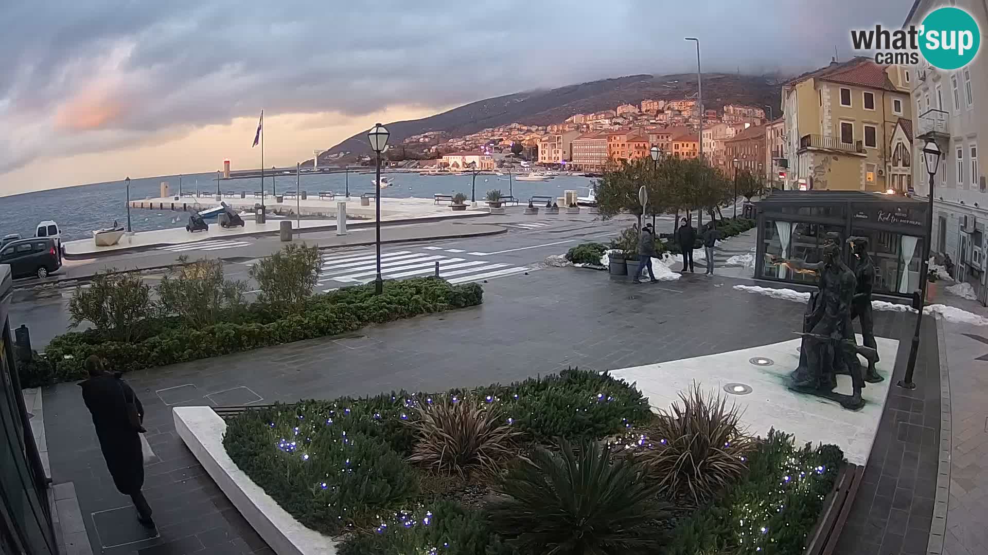 Live webcam Senj riva – fronte mare