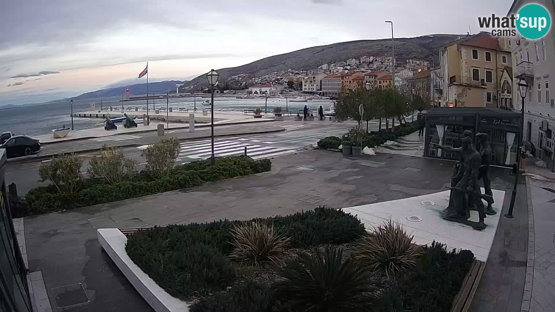 Live-Webcam Senj Riva – direkt am Meer – Kroatien