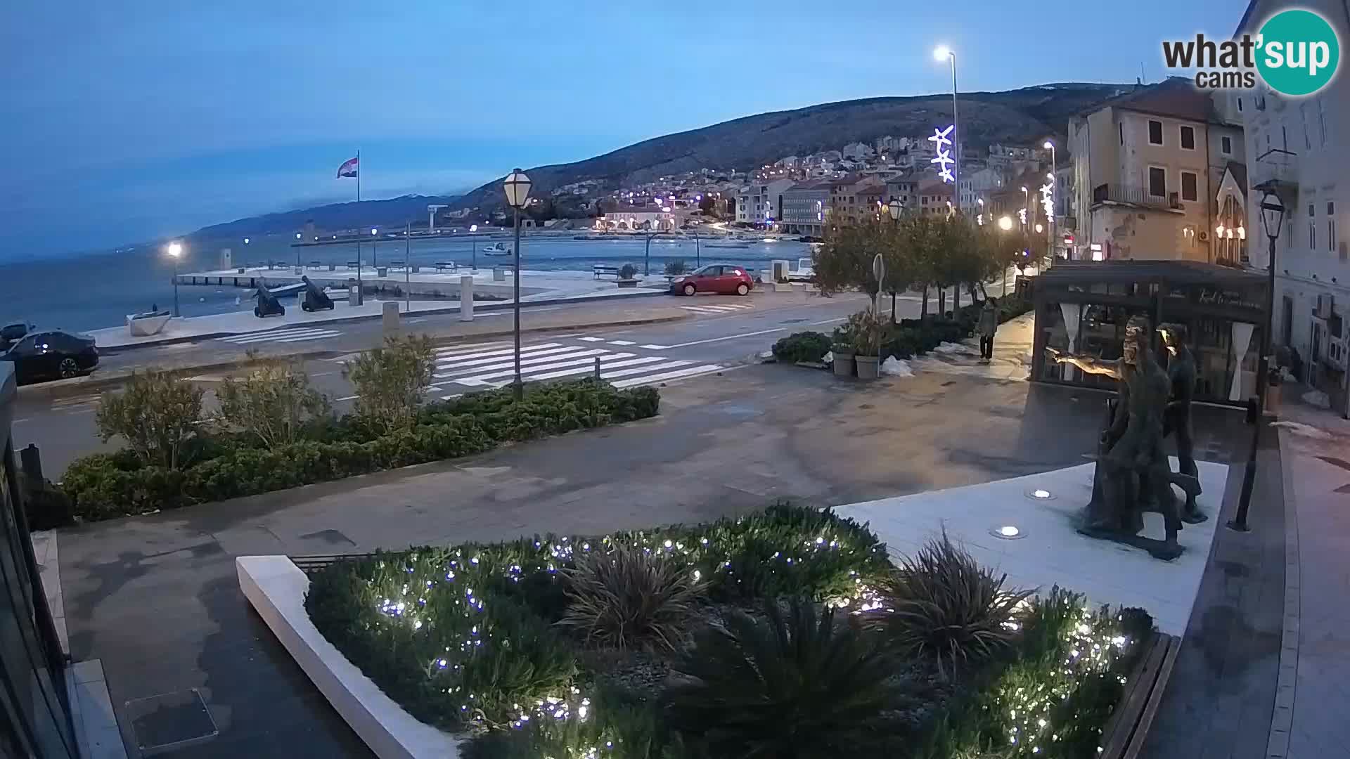 Live-Webcam Senj Riva – direkt am Meer – Kroatien