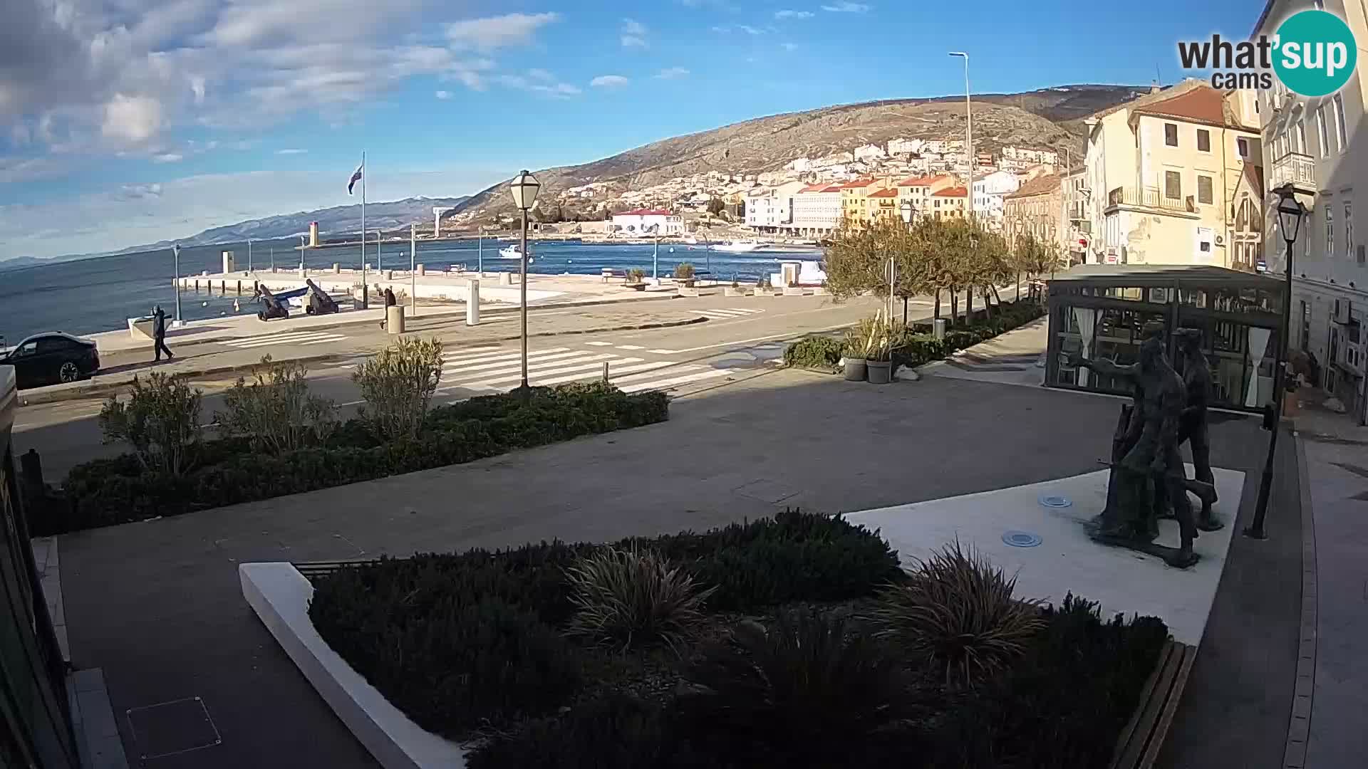 Spletna kamera v živo Senj riva – Hrvaška