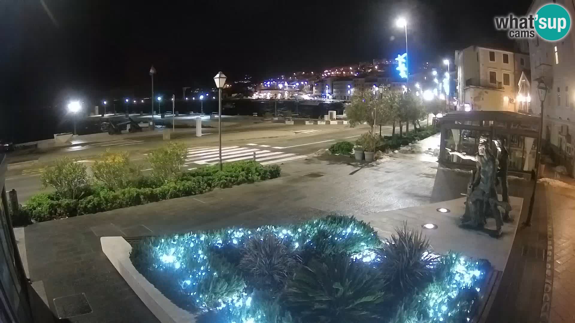 Spletna kamera v živo Senj riva – Hrvaška