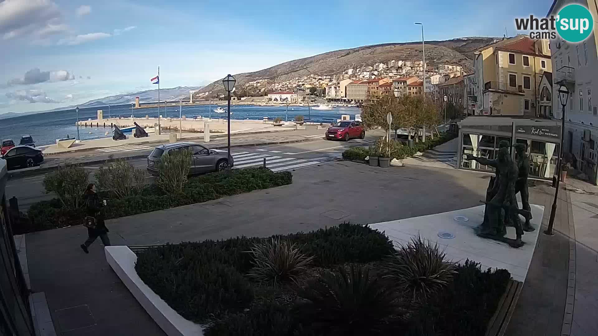 Live webcam Senj riva – fronte mare
