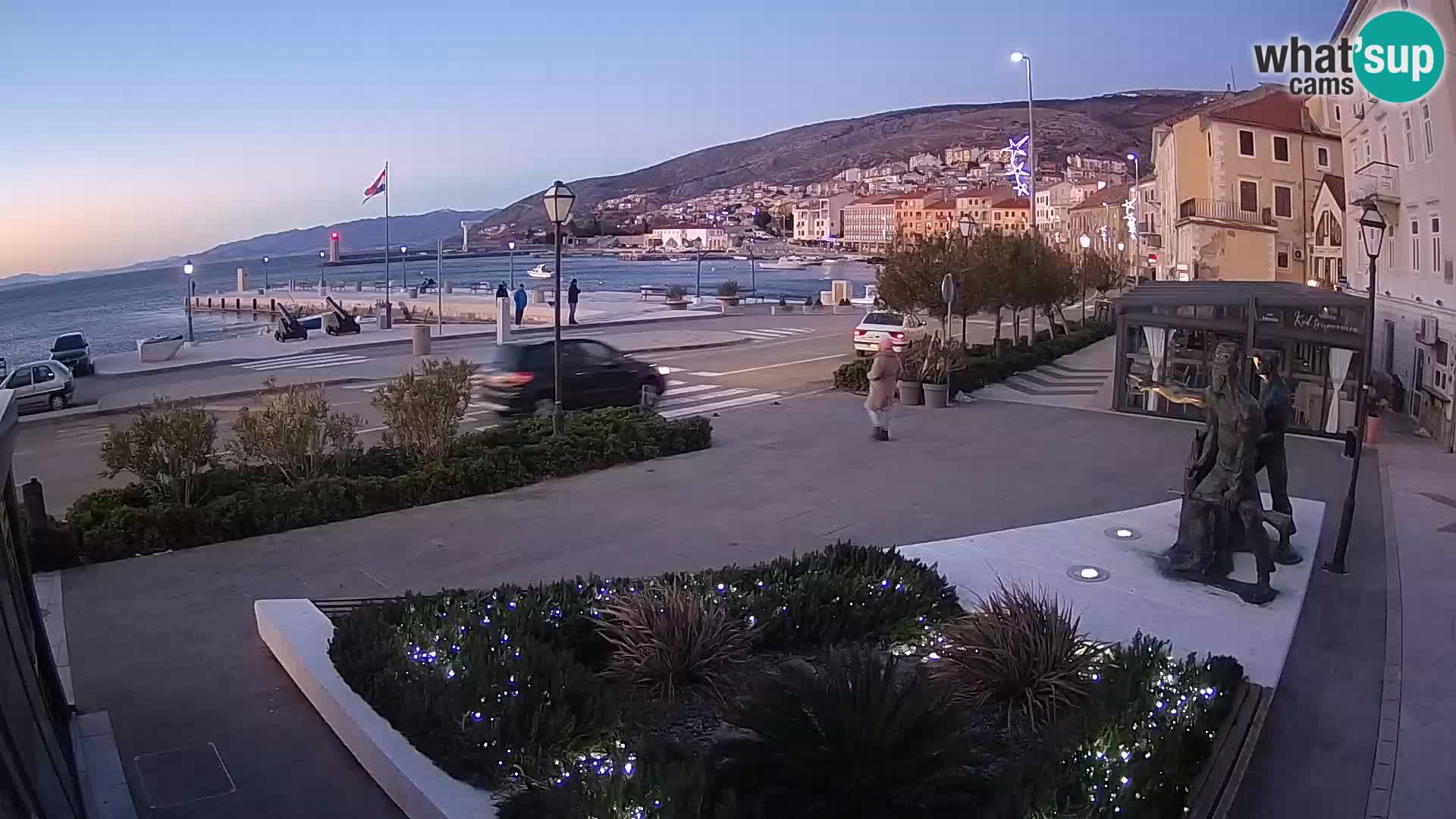 Spletna kamera v živo Senj riva – Hrvaška