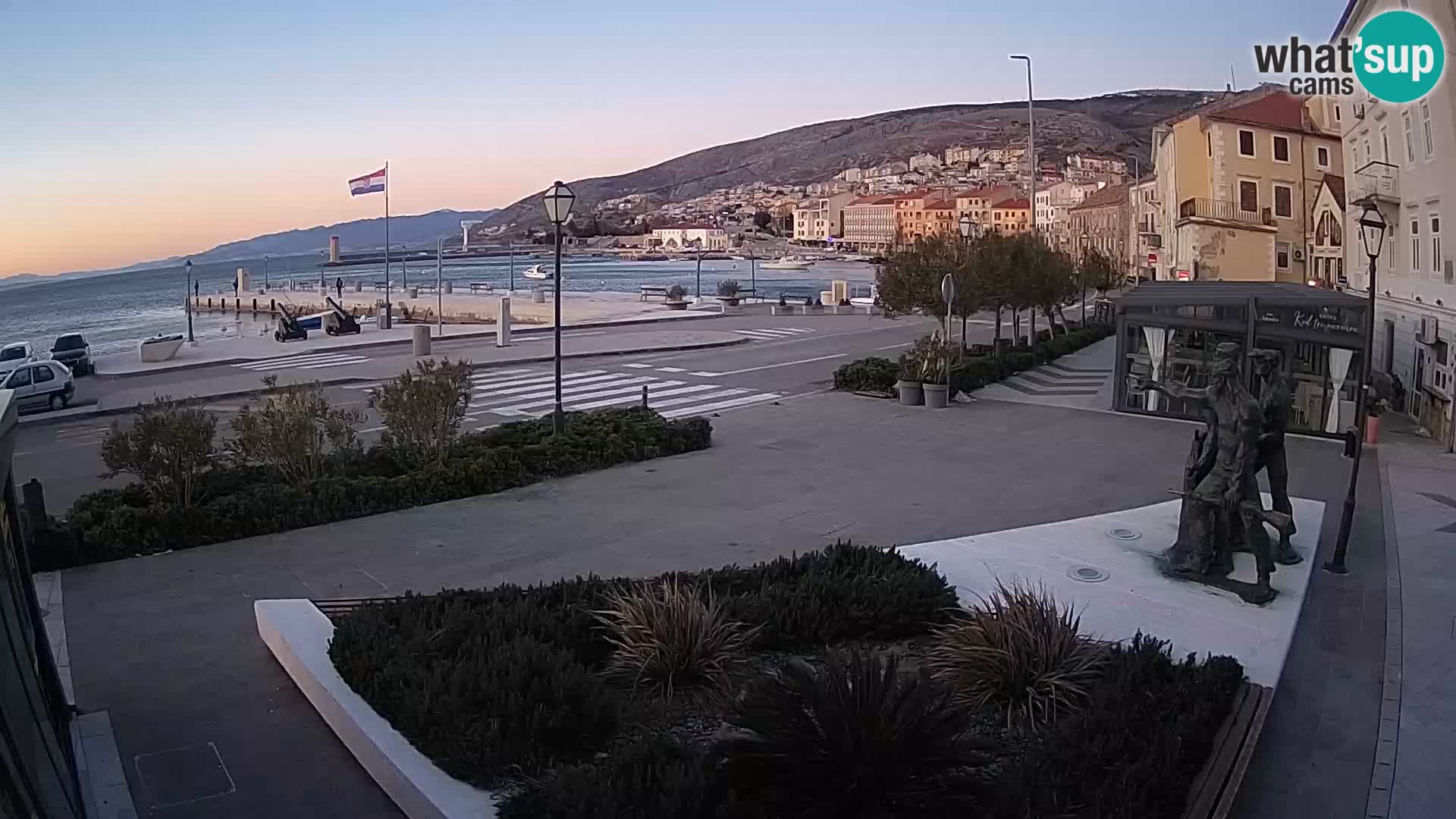 Webcam en vivo Senj riva – paseo marítimo