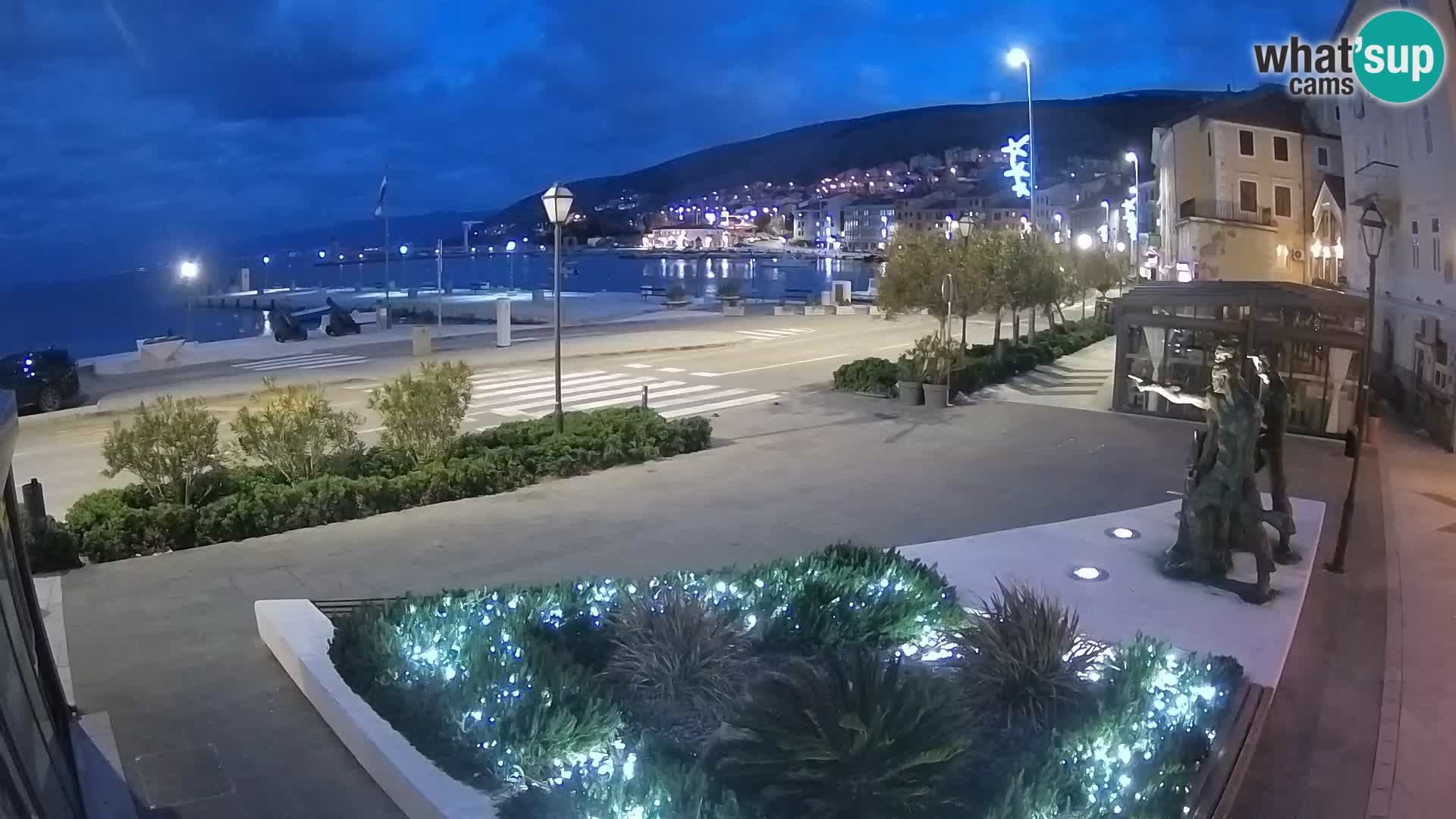 Webcam en vivo Senj riva – paseo marítimo