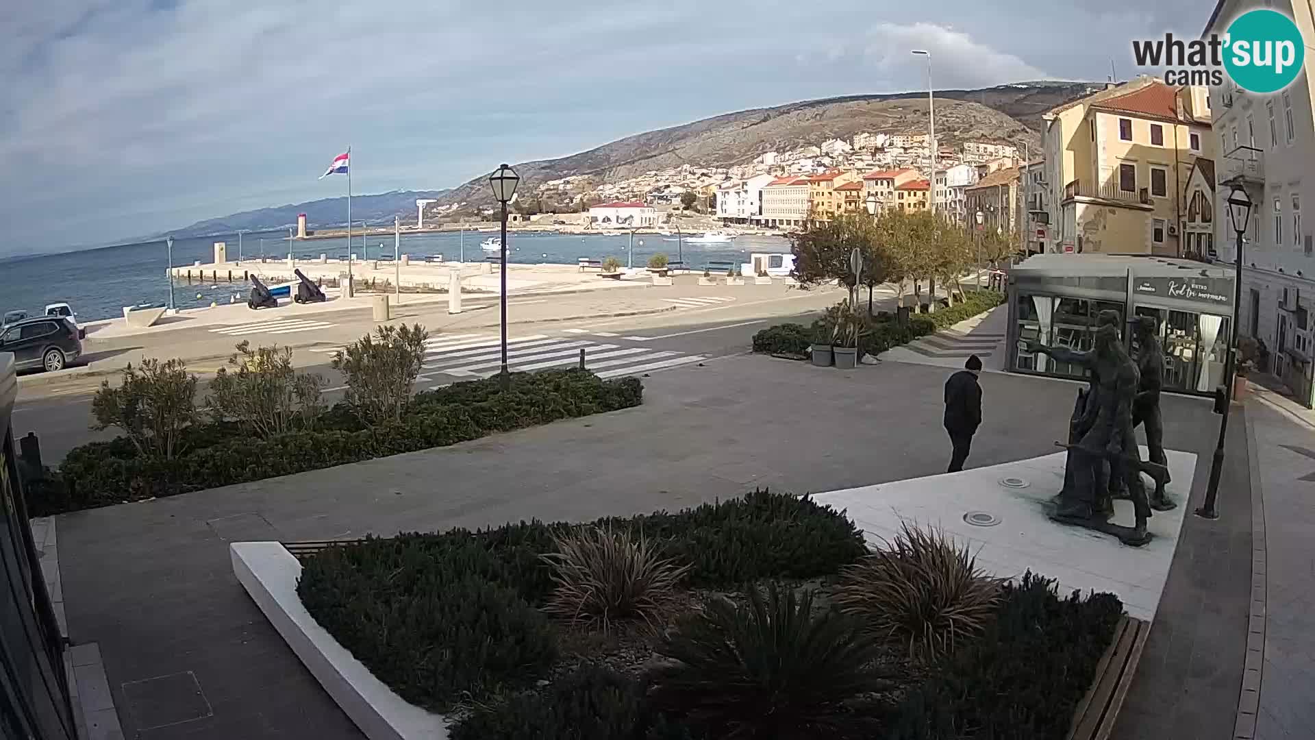 Spletna kamera v živo Senj riva – Hrvaška