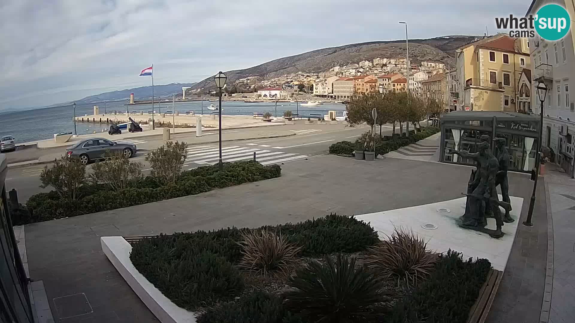 Spletna kamera v živo Senj riva – Hrvaška