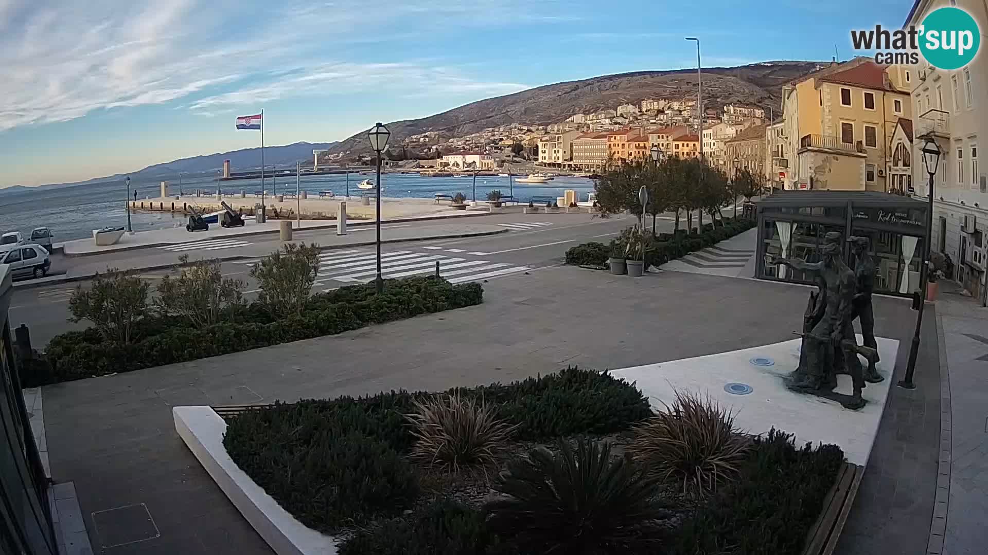 Spletna kamera v živo Senj riva – Hrvaška