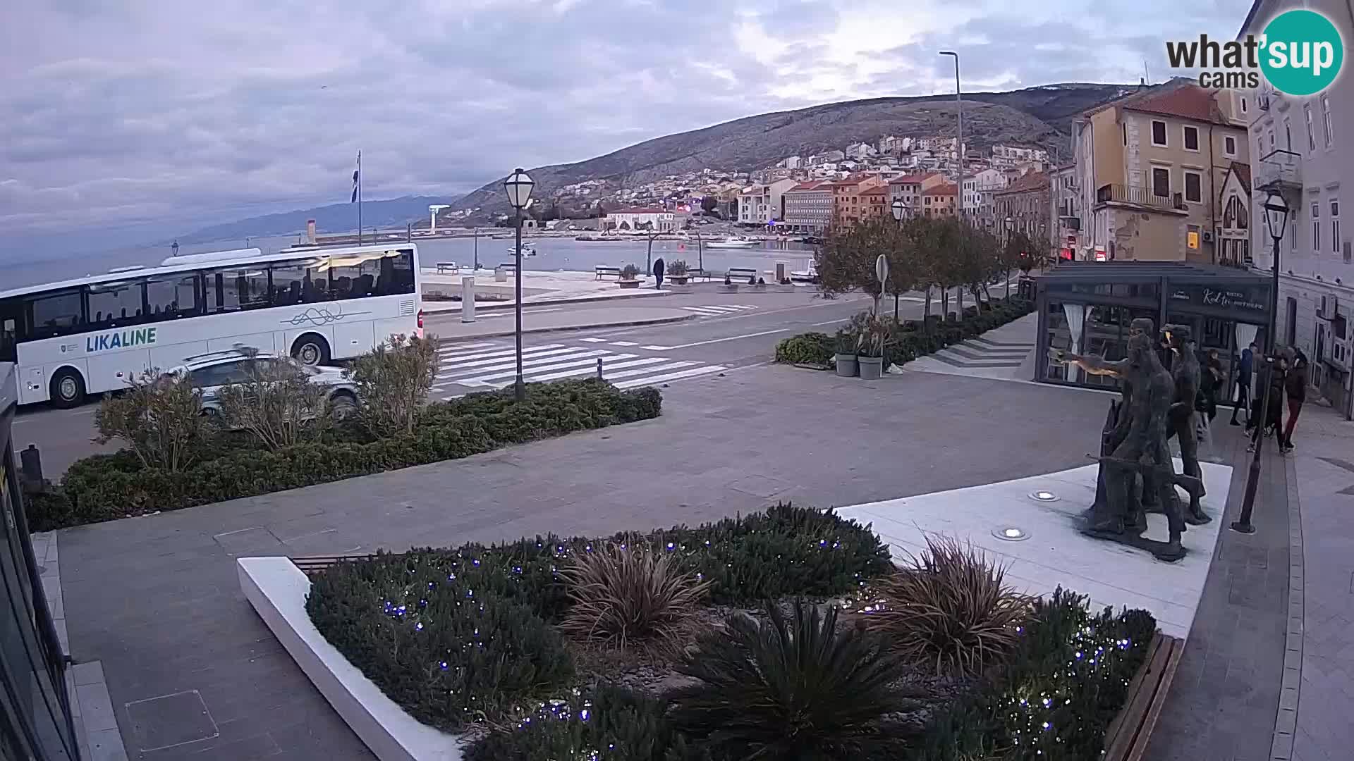 Webcam en vivo Senj riva – paseo marítimo