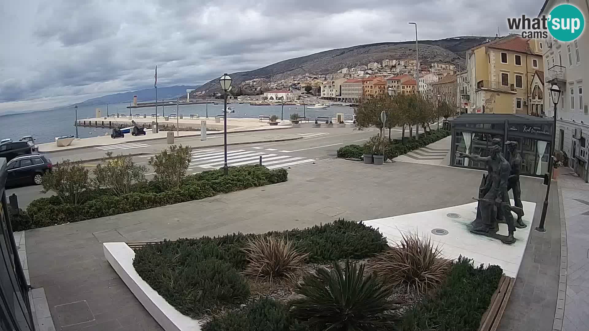 Webcam en vivo Senj riva – paseo marítimo
