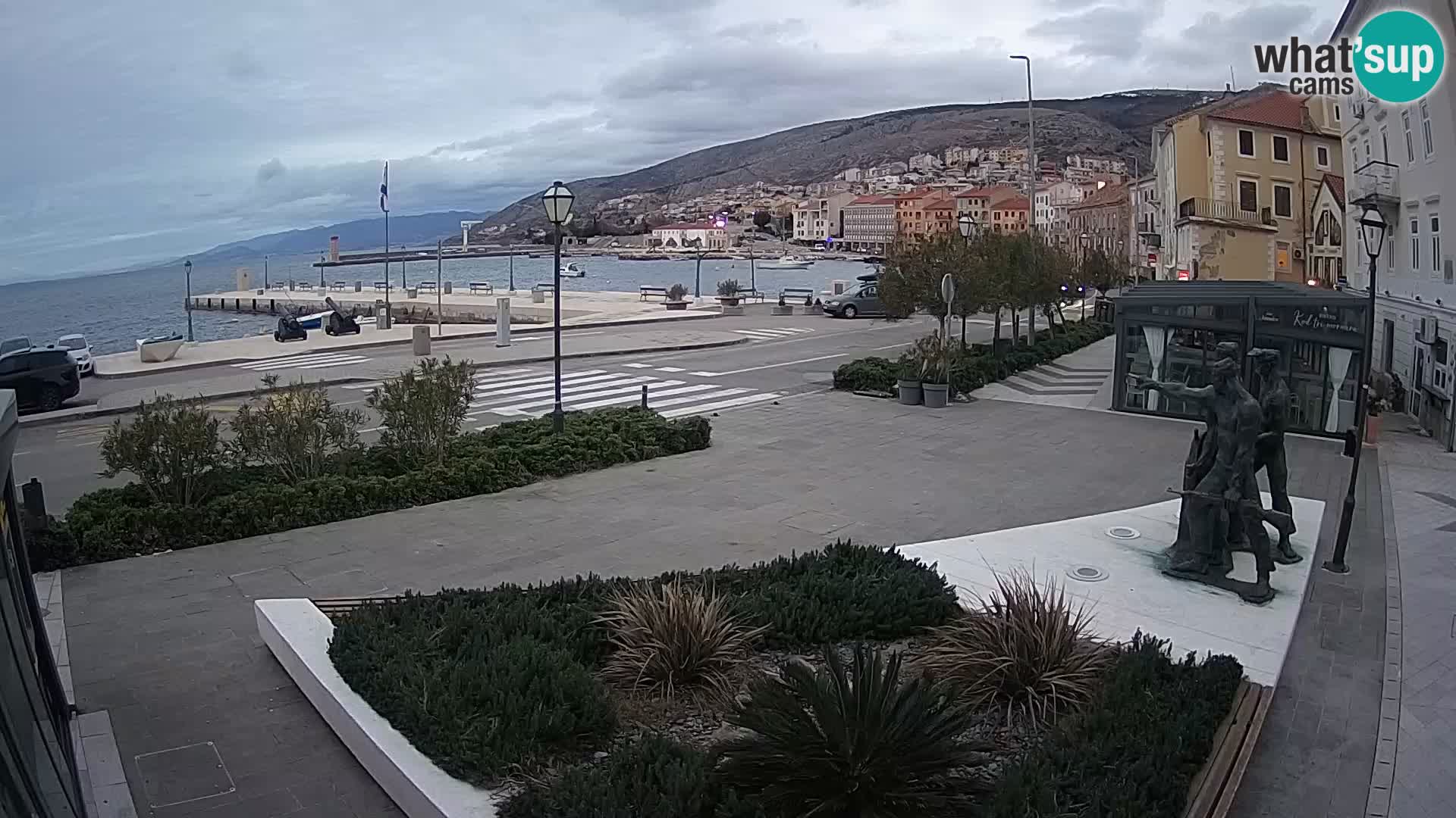 Live-Webcam Senj Riva – direkt am Meer – Kroatien