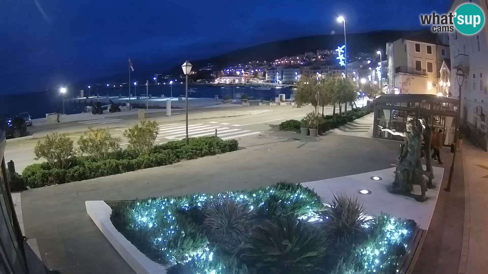 Live-Webcam Senj Riva – direkt am Meer – Kroatien