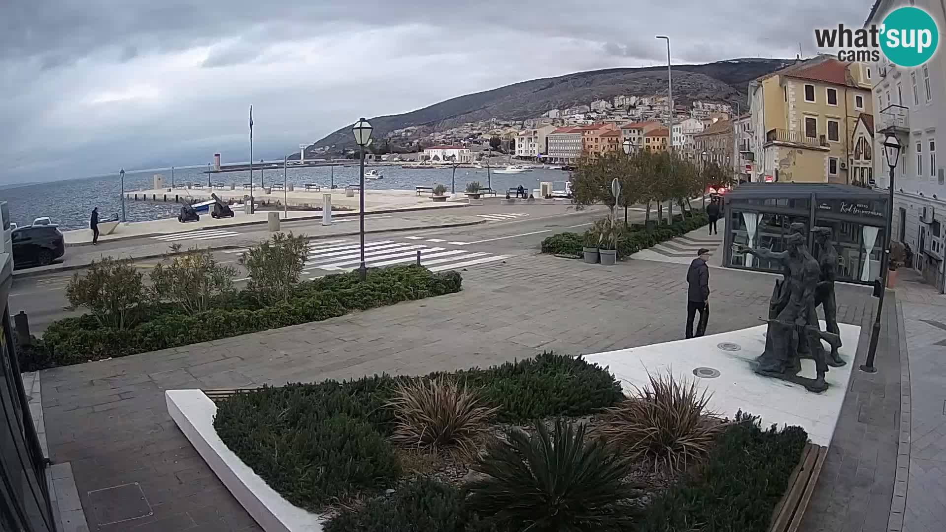 Spletna kamera v živo Senj riva – Hrvaška