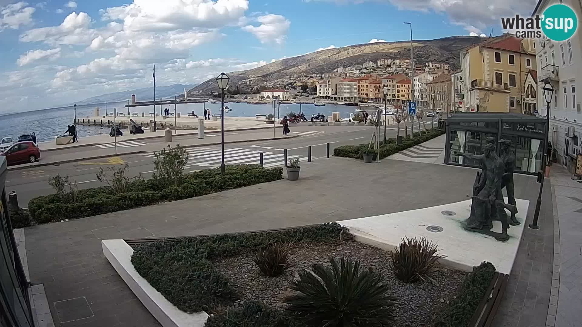 Live webcam Senj riva – seafront – Croatia