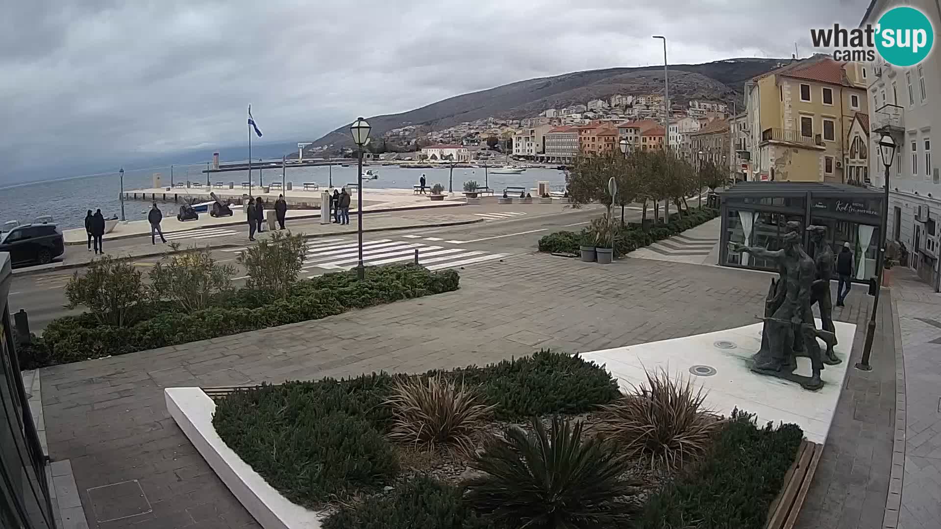 Spletna kamera v živo Senj riva – Hrvaška