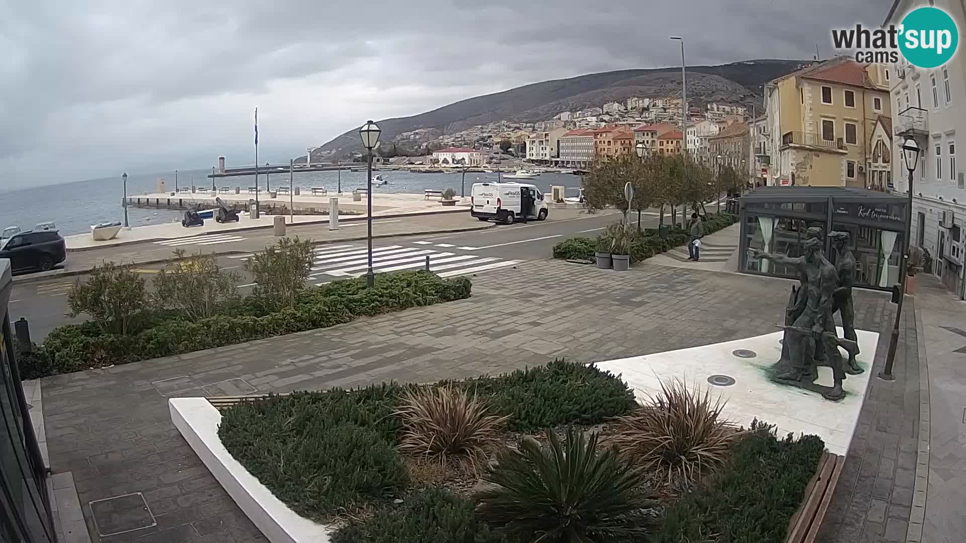 Spletna kamera v živo Senj riva – Hrvaška